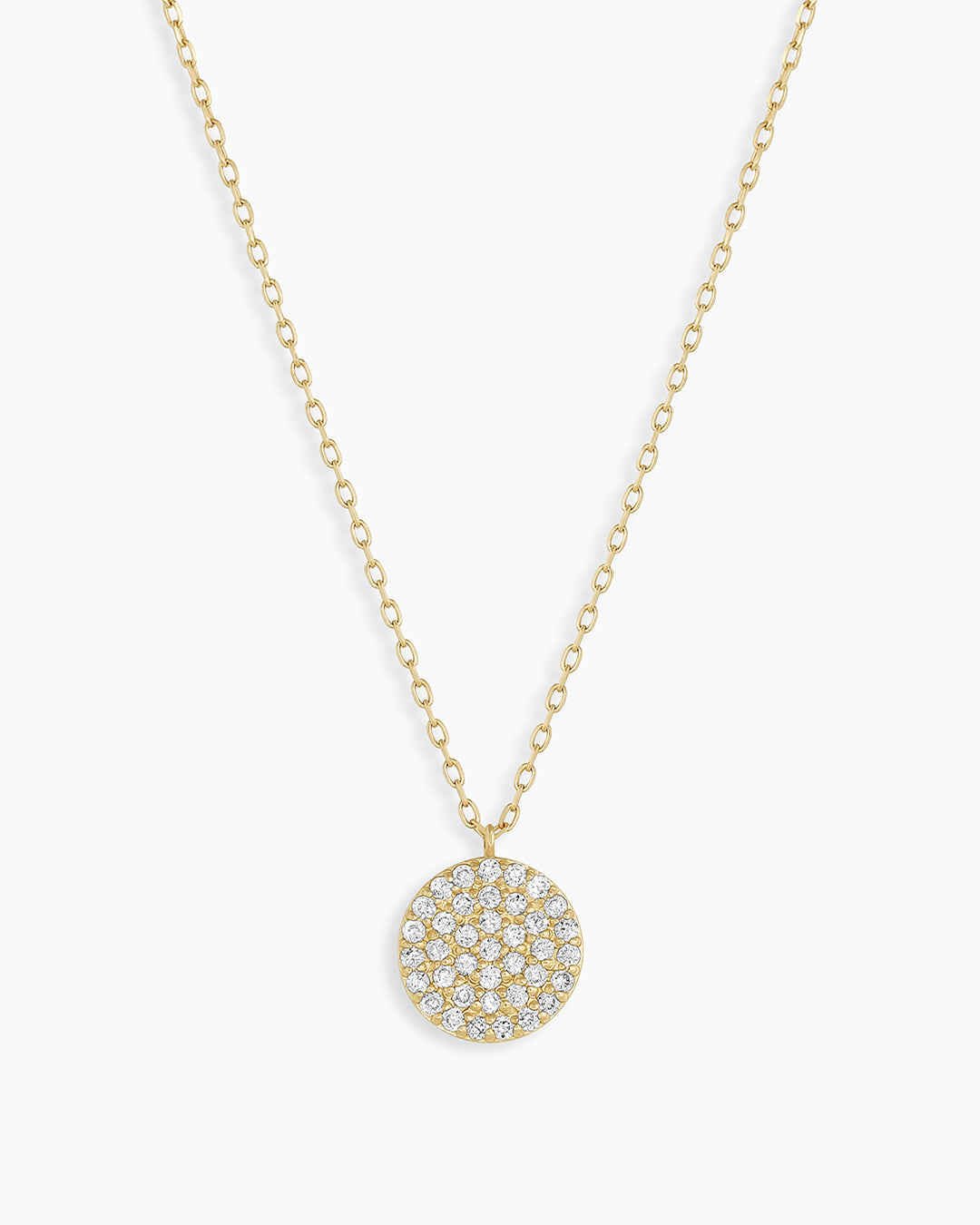 Diamond Pavé NecklaceDiamond Necklace || option::14K Solid Gold