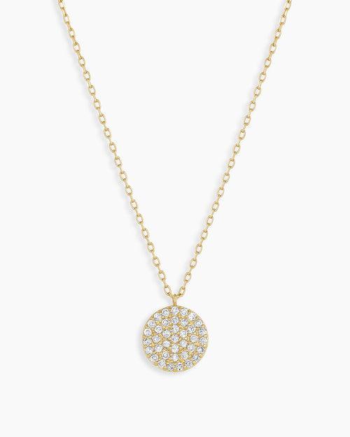 Diamond Pavé NecklaceDiamond Necklace || option::14K Solid Gold