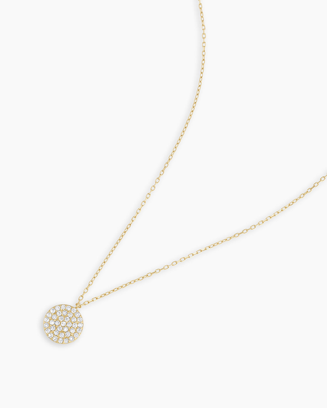 Diamond Pavé NecklaceDiamond Necklace || option::14K Solid Gold