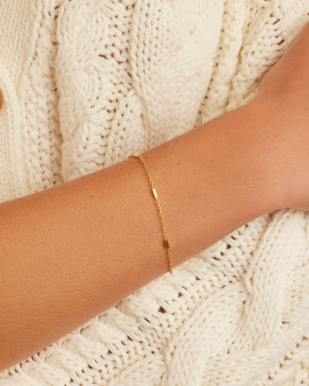 Tatum Bracelet || option::18K Gold Plated