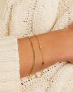 Tatum Bracelet || option::18K Gold Plated
