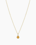 Citrine Birthstone Necklace November Birthstone Necklace  || option::14K Solid Gold, Citrine - November