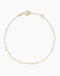 Pearl Newport Bracelet || option::14K Solid Gold