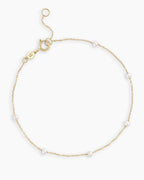 Pearl Newport Bracelet || option::14K Solid Gold