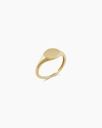 Bespoke Signet Ring || option::14K Solid Gold