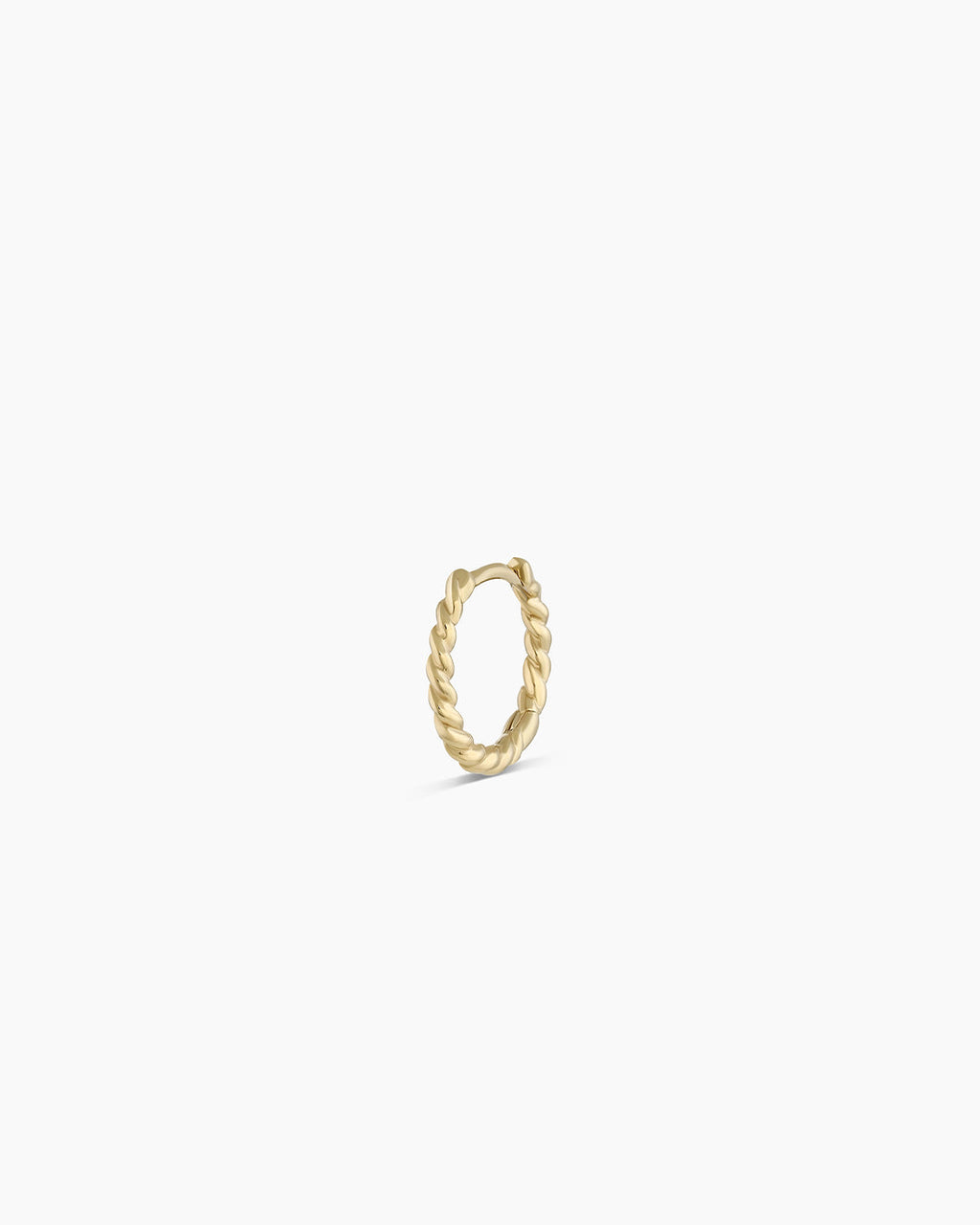 Classic Gold Huggie || option::14K Solid Gold