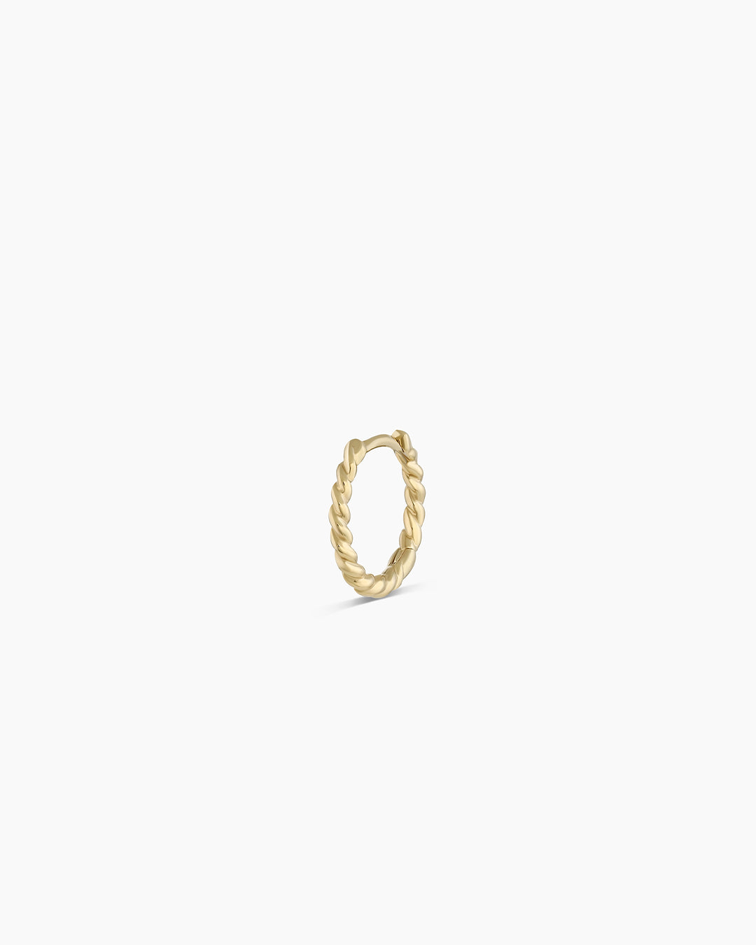 Classic Gold Huggie || option::14K Solid Gold