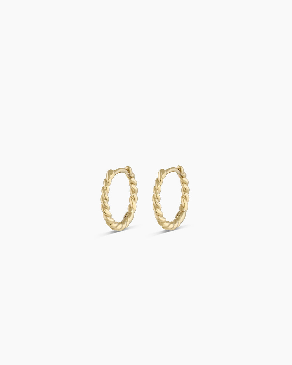 Classic Gold Huggie || option::14K Solid Gold
