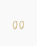 Classic Gold Huggie || option::14K Solid Gold