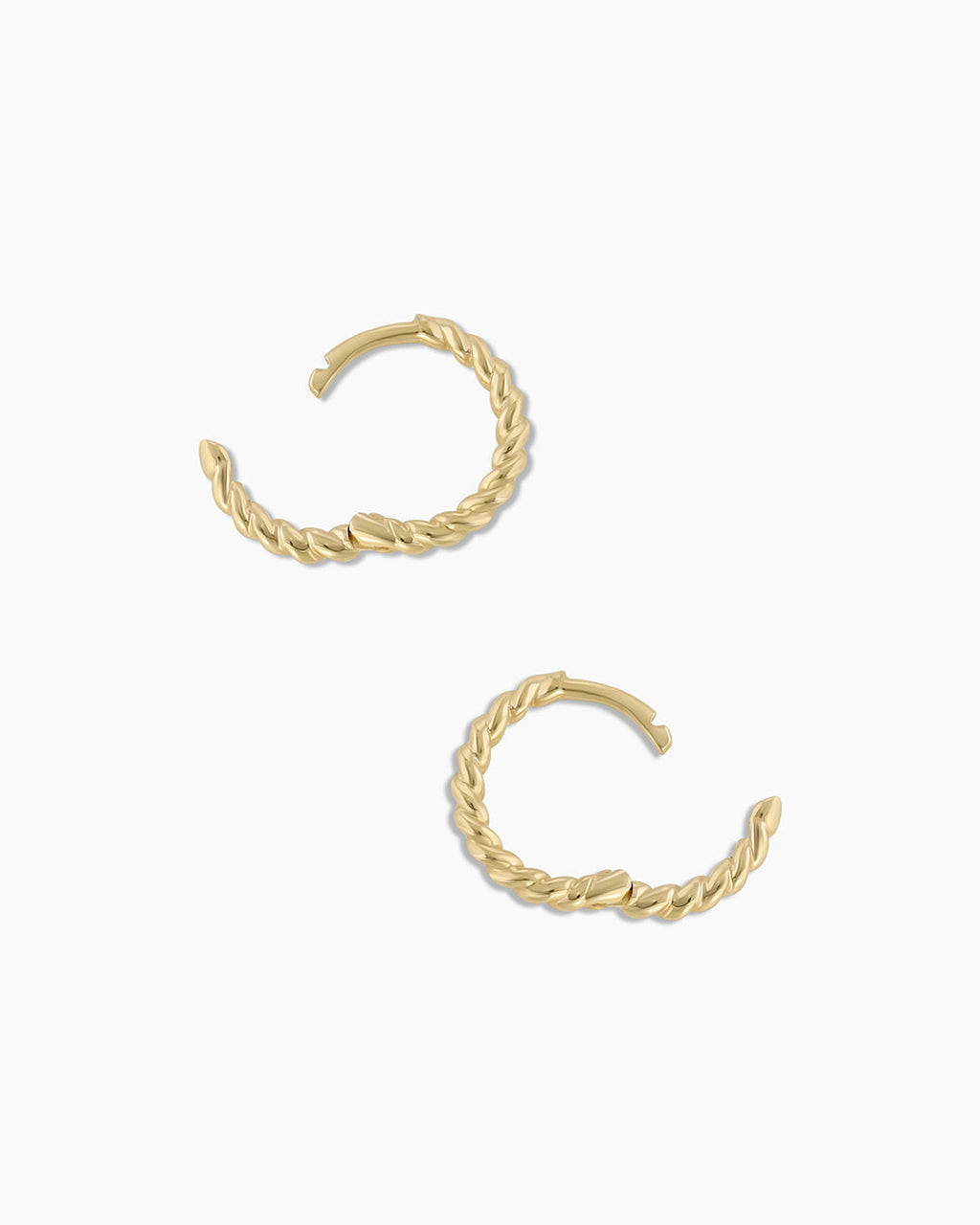 Classic Gold Huggie || option::14K Solid Gold