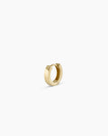 Rose Huggie || option::14K Solid Gold