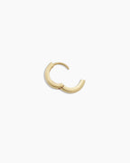 Rose Huggie || option::14K Solid Gold