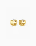 Reed huggies || option::18k Gold Plated