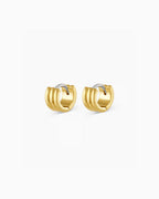 Reed huggies || option::18k Gold Plated