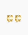 Reed Hoops || option::18K Gold Plated