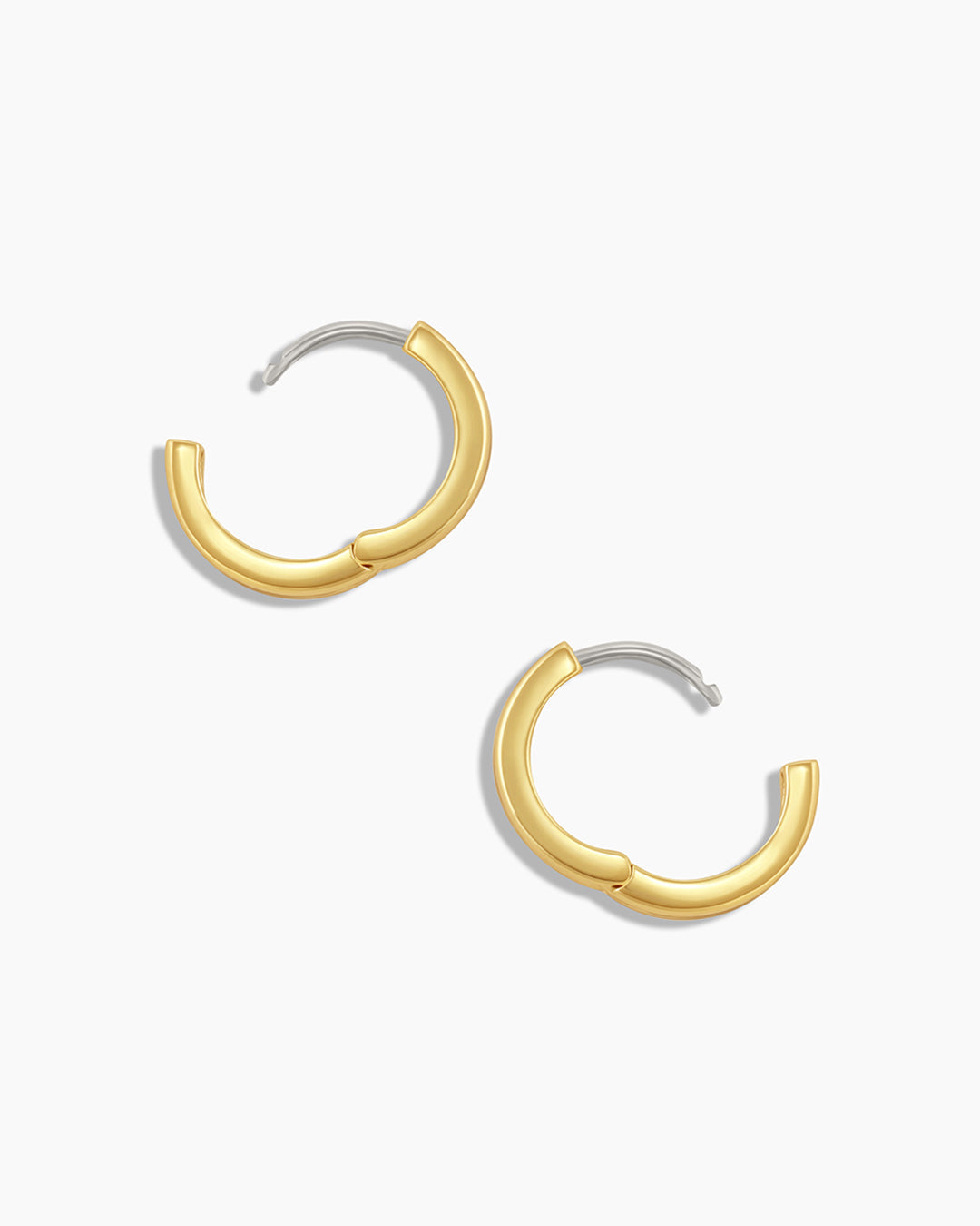 Reed Hoops || option::18K Gold Plated