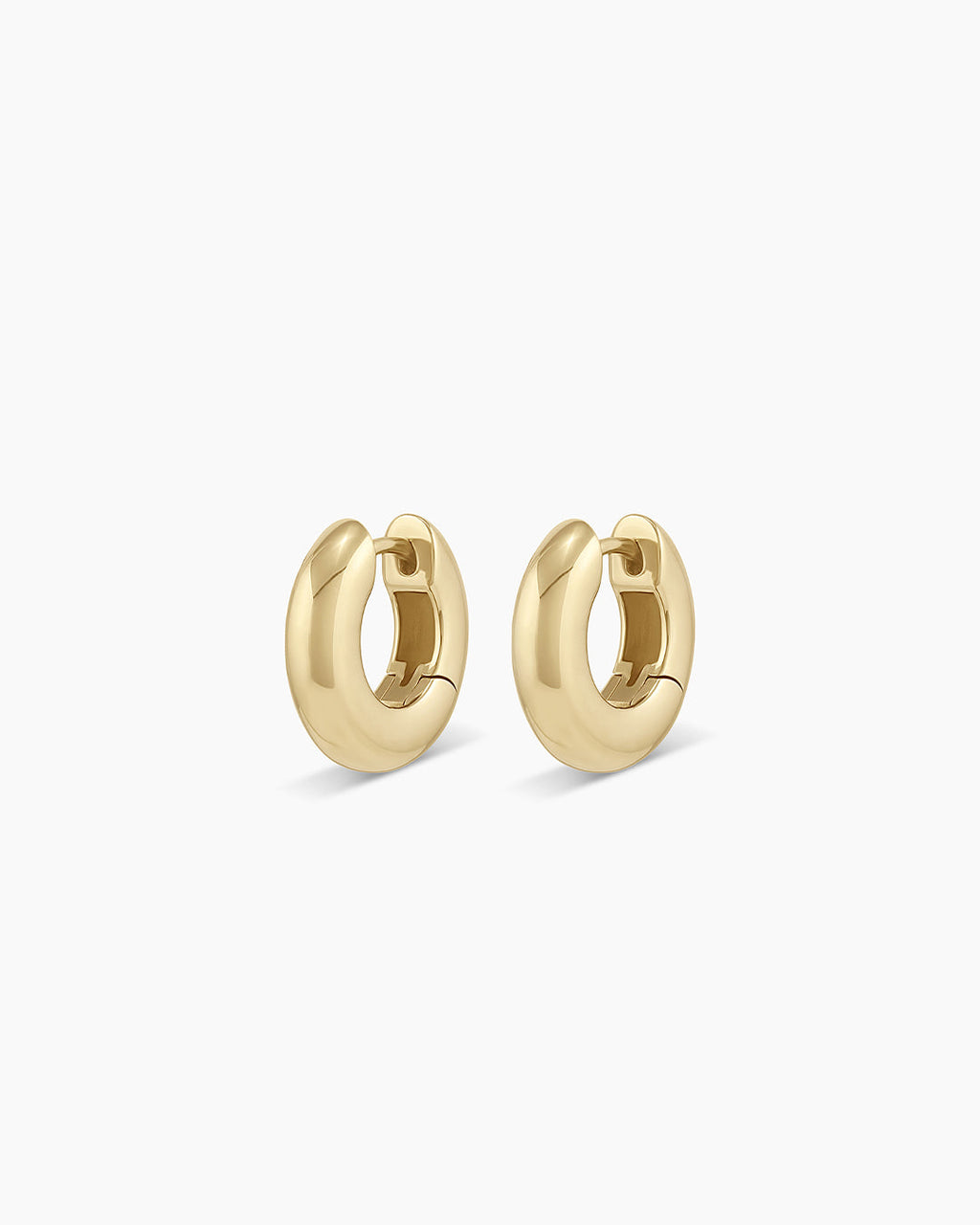 Lou Huggie Earring || option::14K Solid Gold