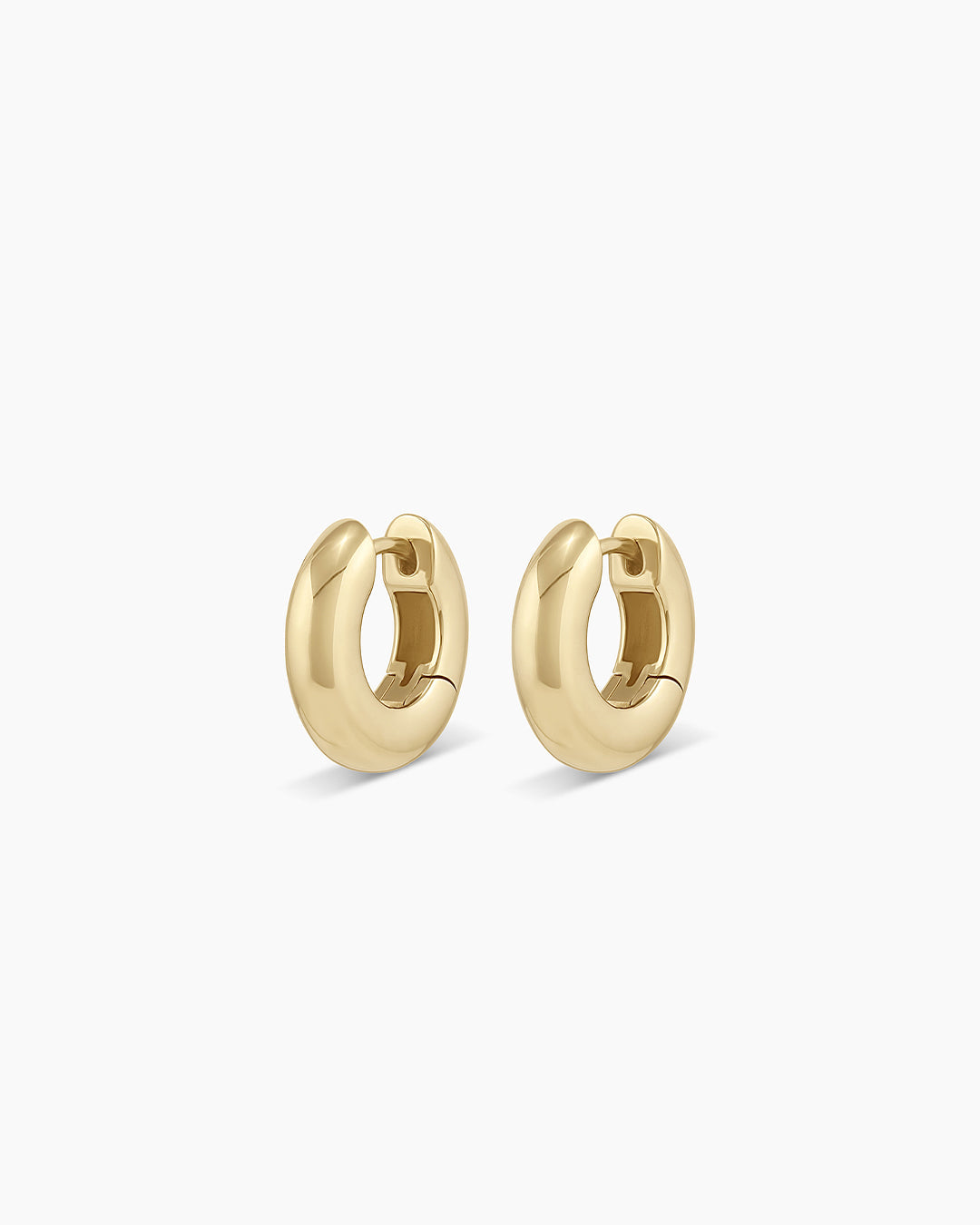 Lou Huggie Earring || option::14K Solid Gold