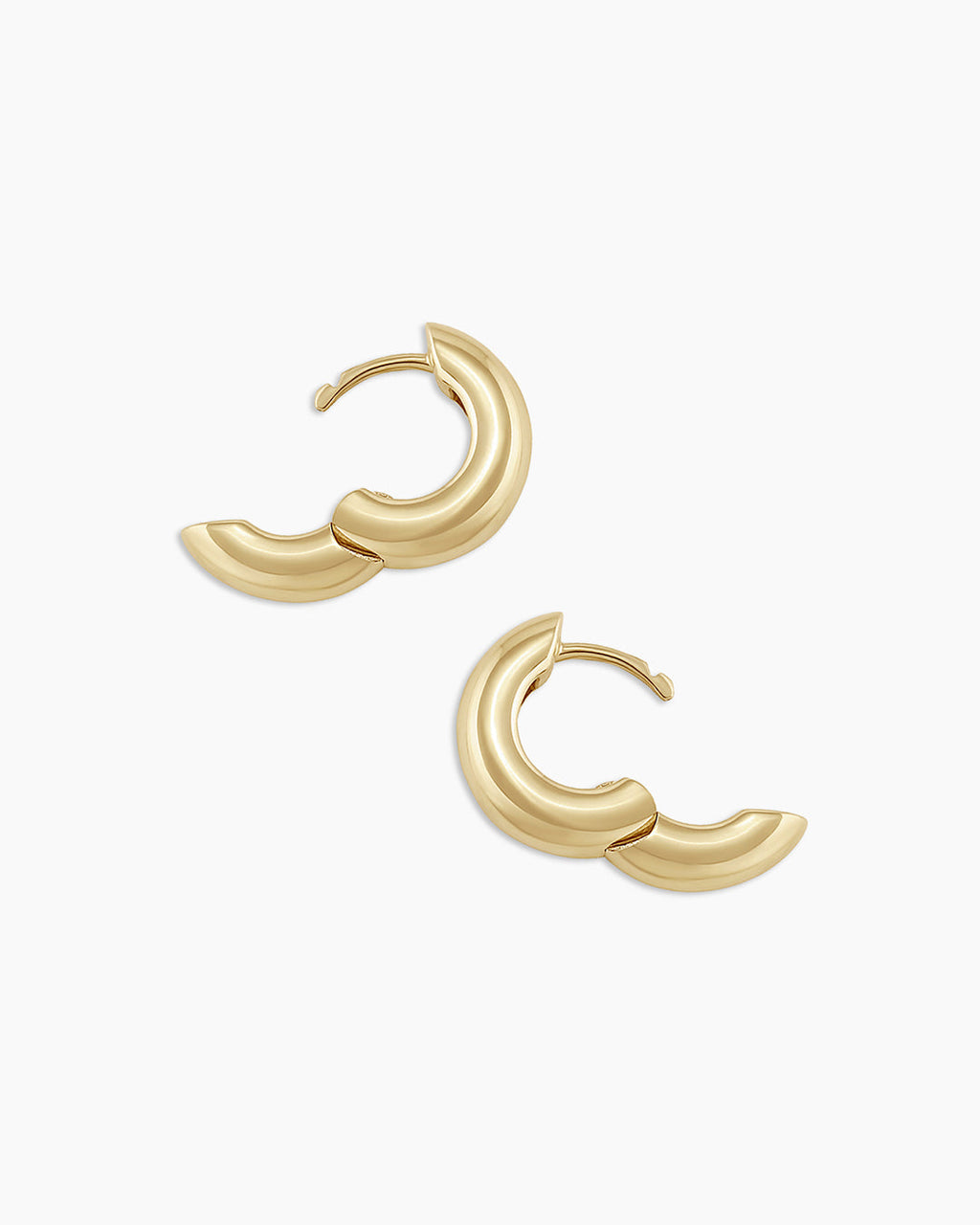 Lou Huggie Earring || option::14K Solid Gold