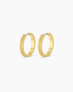 Venice Hoops || option::18K Gold Plated