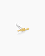 Lightning Charm Stud || option::18K Gold Plated, Lightning