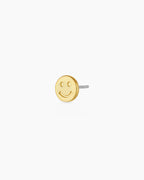 Happy Single Stud || option::18K Gold Plated