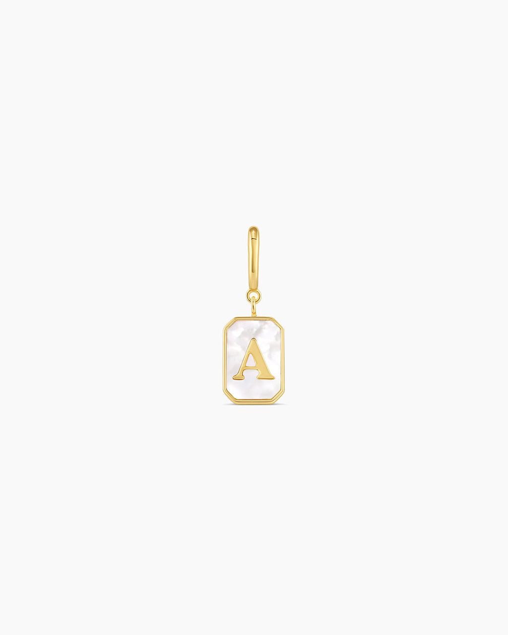 Vintage Alphabet Parker Charm #A || option::18K Gold Plated, A