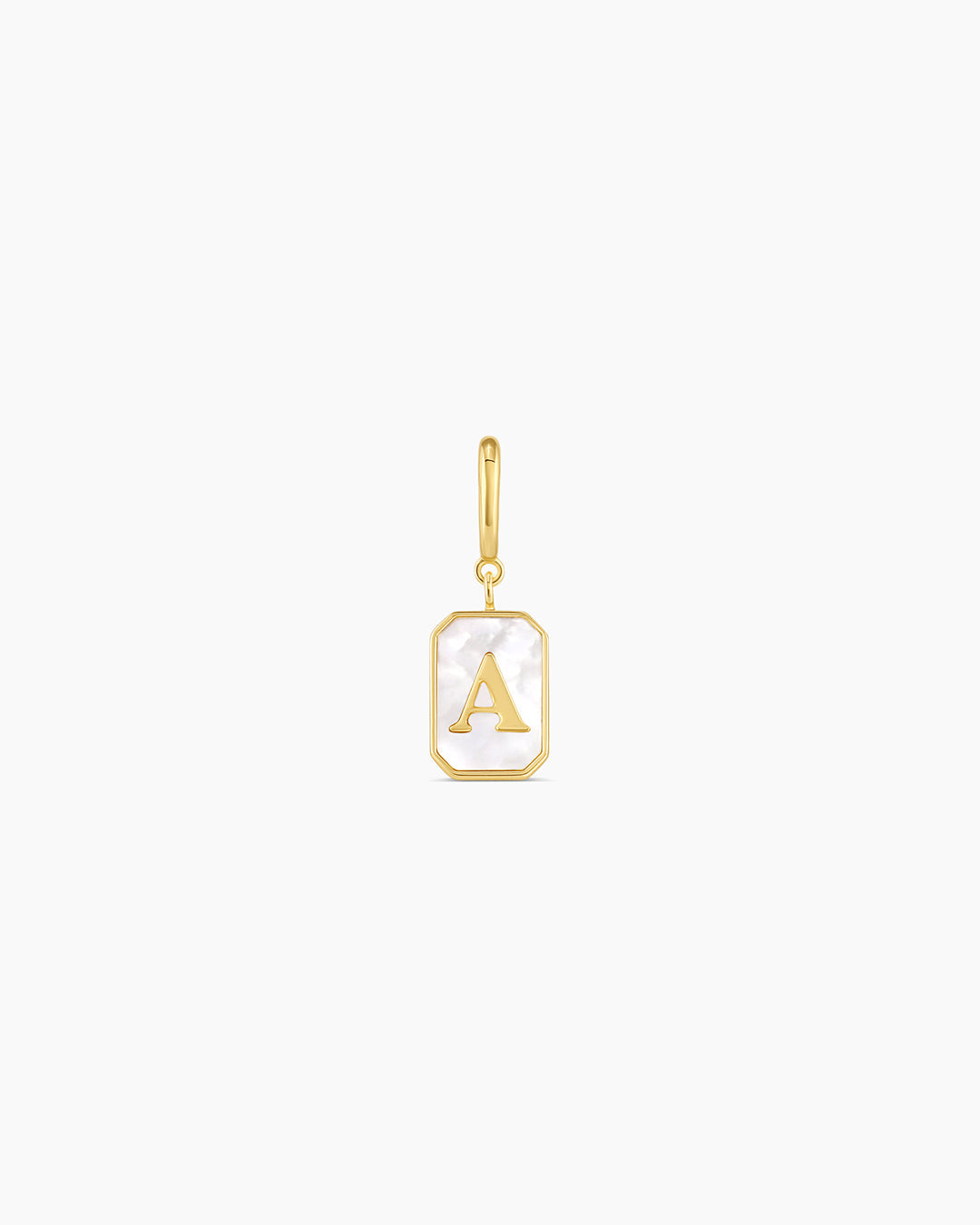 Vintage Alphabet Parker Charm #A || option::18K Gold Plated, A