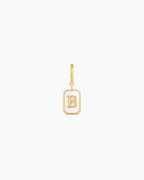 Vintage Alphabet Parker Charm #B || option::18K Gold Plated, B