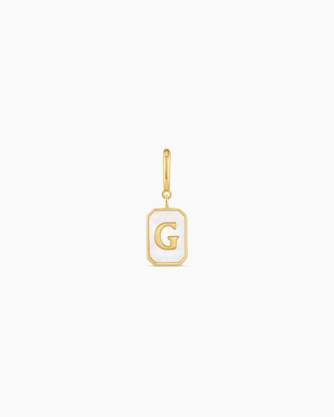 Vintage Alphabet Parker Charm #G || option::18K Gold Plated, G