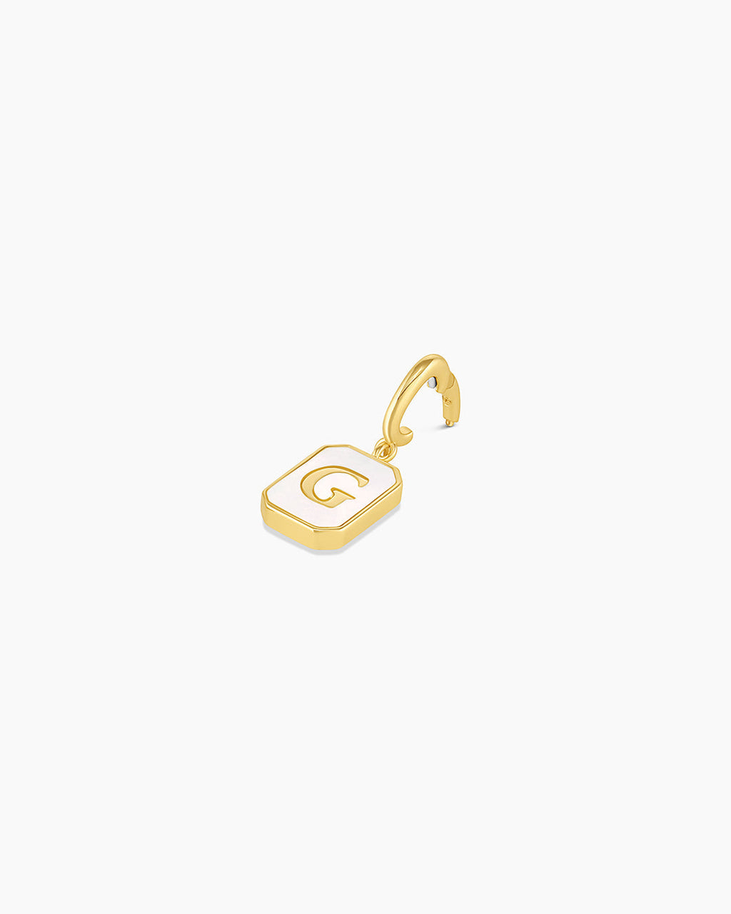 Vintage Alphabet Parker Charm #G || option::18K Gold Plated, G