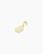 Vintage Alphabet Parker Charm #I || option::18K Gold Plated, I
