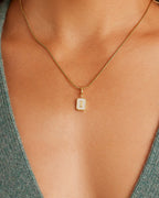 Vintage Alphabet Parker Charm #I || option::18K Gold Plated, I