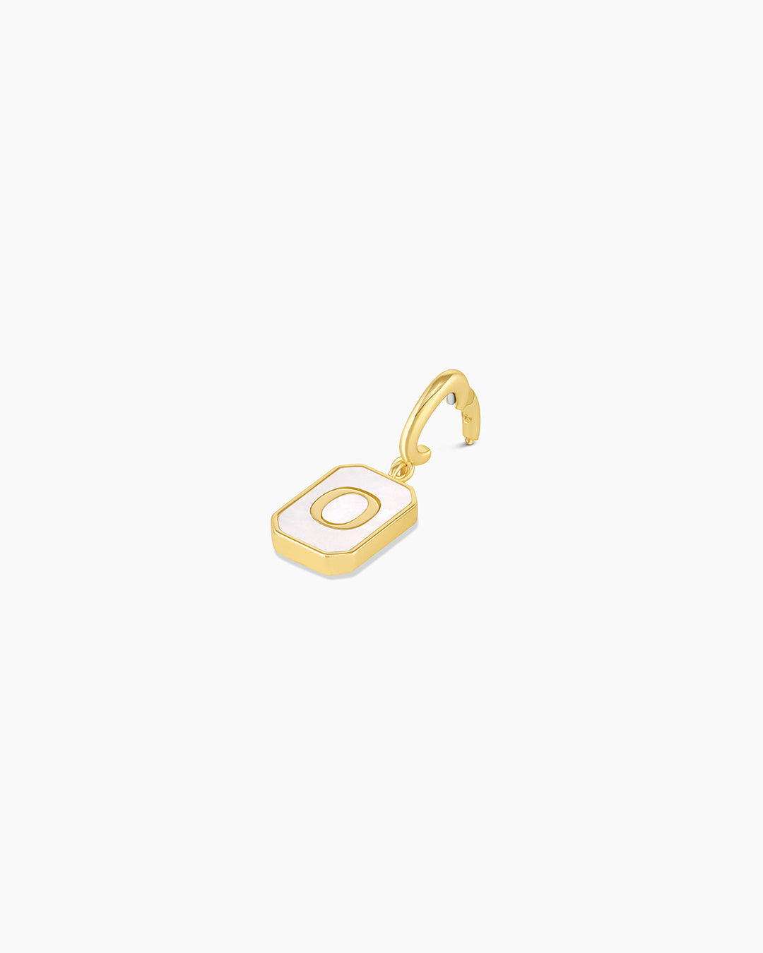Vintage Alphabet Parker Charm #O || option::18K Gold Plated, O