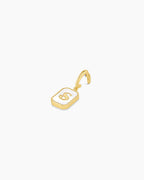 Vintage Alphabet Parker Charm #S || option::18K Gold Plated, S