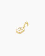 Vintage Alphabet Parker Charm #T || option::18K Gold Plated, T