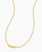 Lou Heart Necklace || option::18K Gold Plated