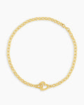 Parker Heart Mini Bracelet || option::18K Gold Plated