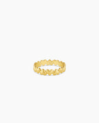 Lou Heart Ring || option::18K Gold Plated