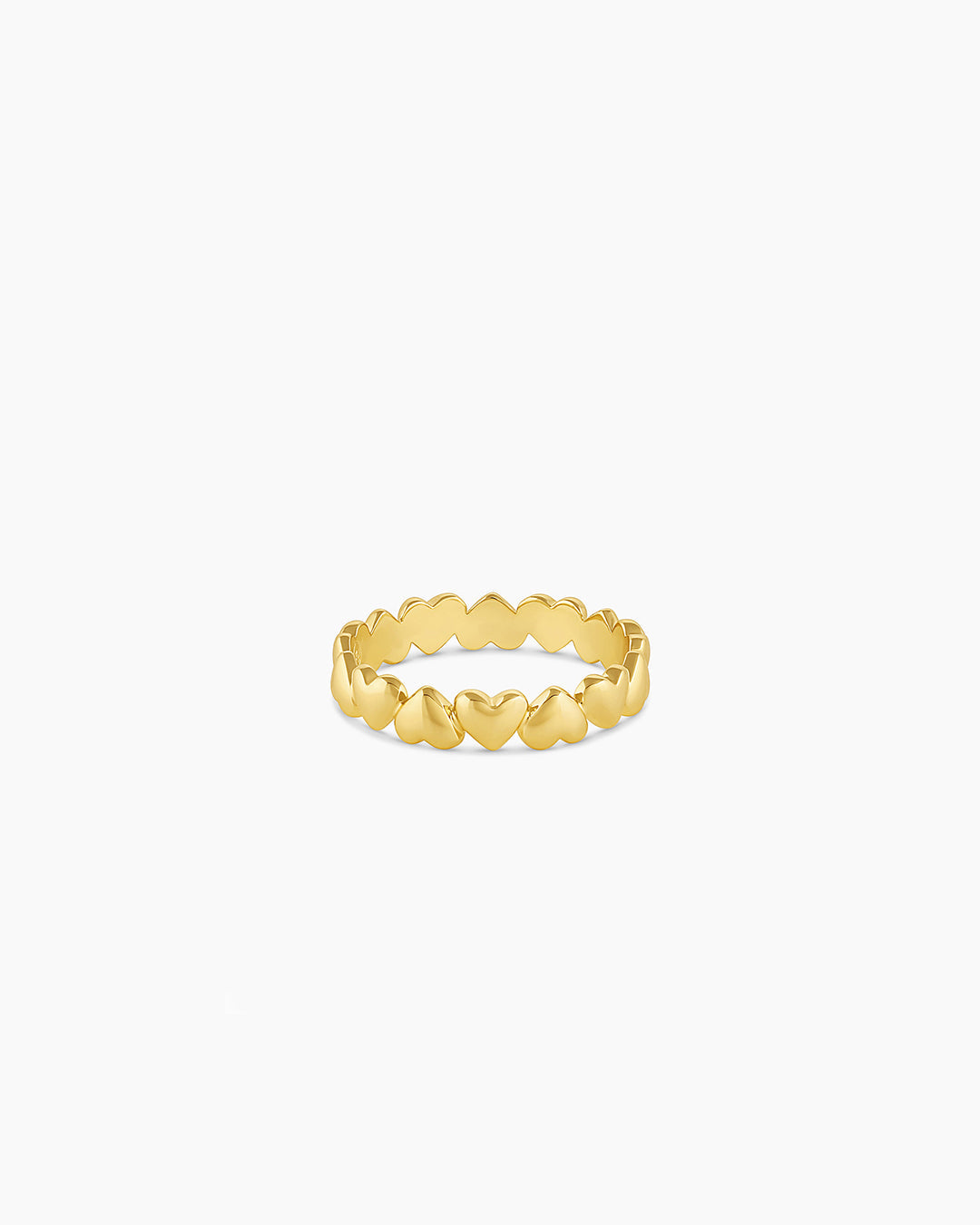 Lou Heart Ring || option::18K Gold Plated