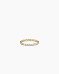 Classic Diamond Eternity Ring || option::14K Solid Gold