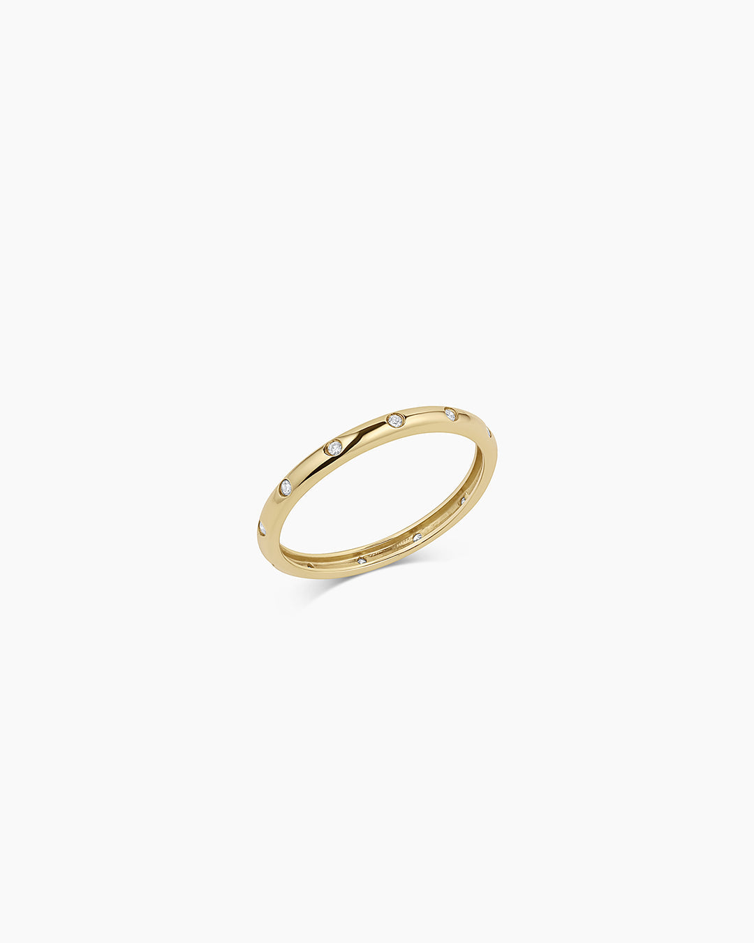 Diamond Lou Helium Ring || option::14K Solid Gold