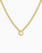 Wilder Mini Alphabet Necklace || option::18K Gold Plated, C