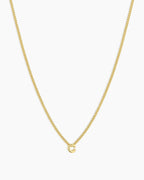 Wilder Mini Alphabet Necklace || option::18K Gold Plated, C