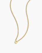 Wilder Mini Alphabet Necklace || option::18K Gold Plated, C