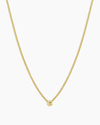 Wilder Mini Alphabet Necklace || option::18K Gold Plated, G