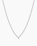 Wilder Mini Alphabet Necklace || option::Silver Plated, I