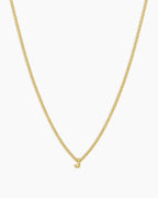 Wilder Mini Alphabet Necklace || option::18K Gold Plated, J