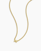 Wilder Mini Alphabet Necklace || option::18K Gold Plated, M