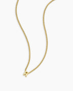 Wilder Mini Alphabet Necklace || option::18K Gold Plated, R